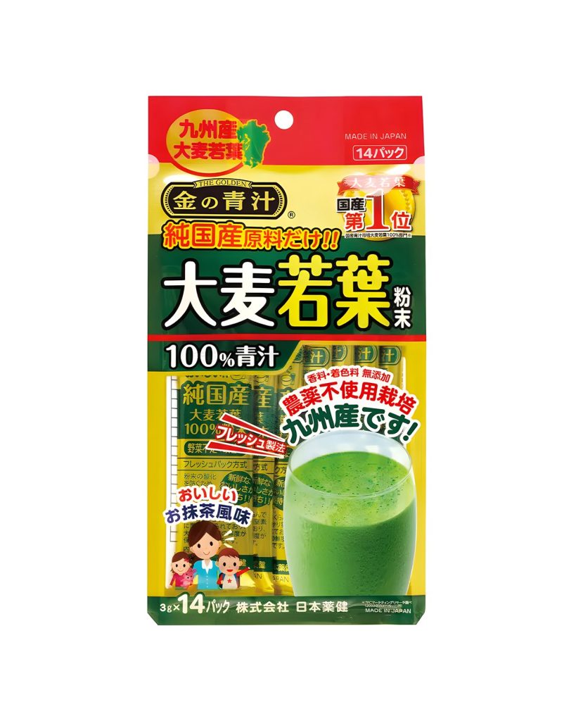 NIHON-YAKKEN The Golden Aojiru – аодзиру из листьев молодого ячменя